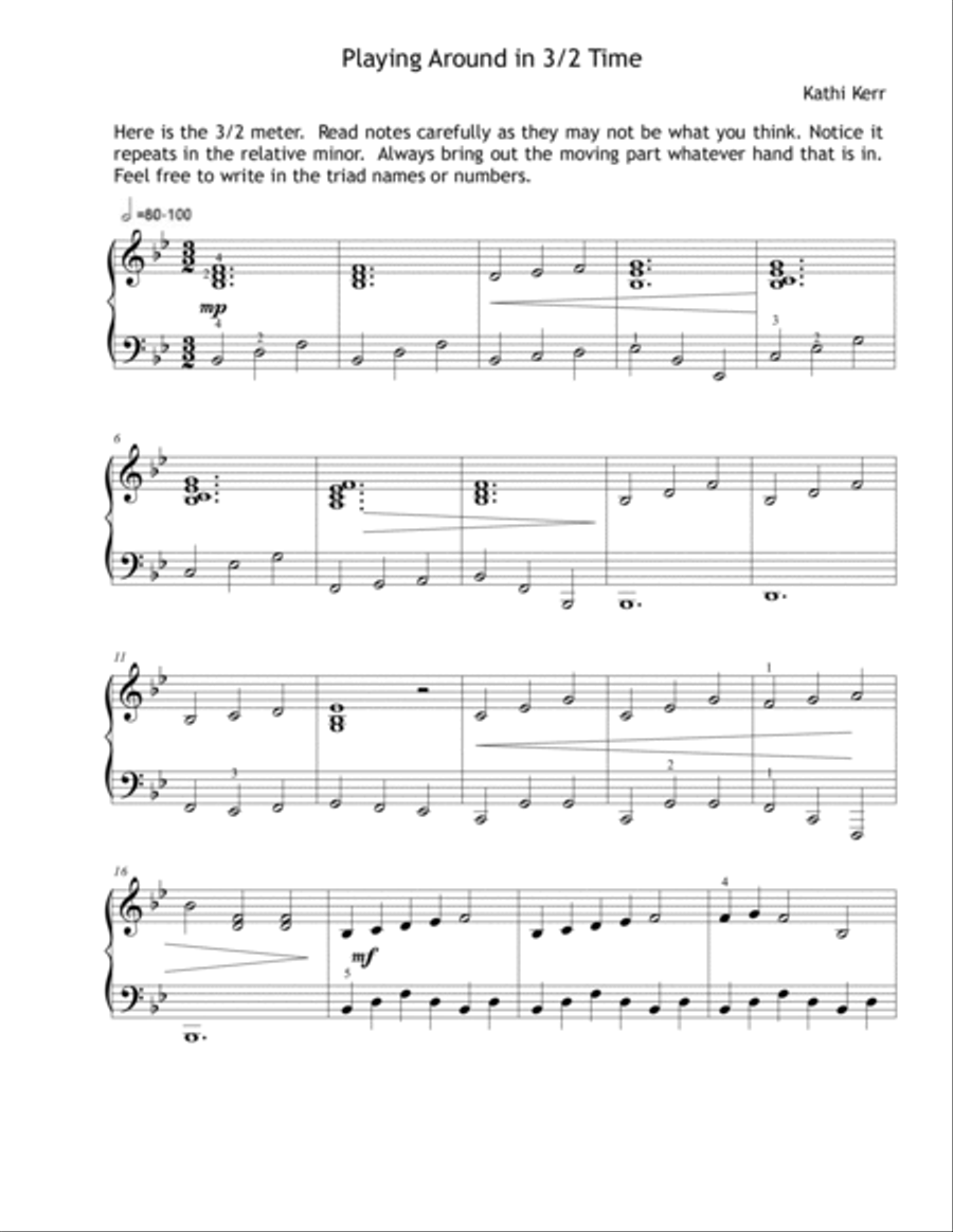 Short Piano Songs Volume 2 Early Advanced Piano Solo scores gallery preview page 6