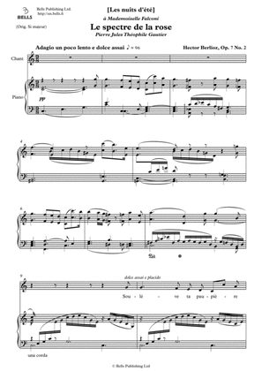 La spectre de la rose, Op. 7 No. 2 (C Major)
