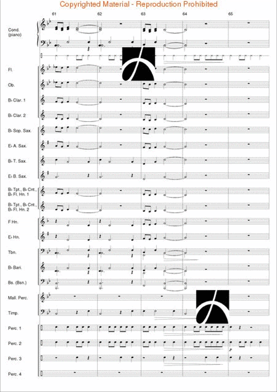 Band Time Christmas Concert Band scores gallery preview page 77