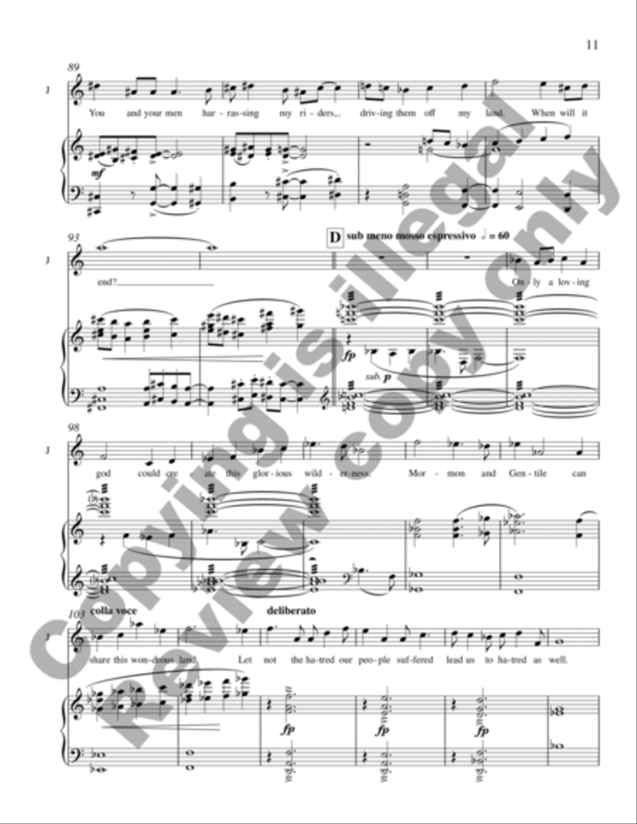 Riders of the Purple Sage Men's Choir scores gallery preview page 17