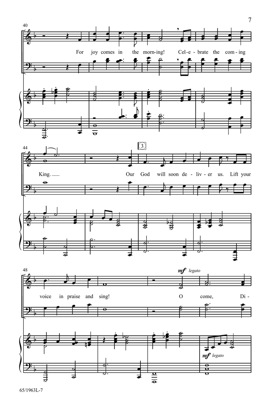 How Great Our Joy! (Digital Download) Choir scores gallery preview page 7