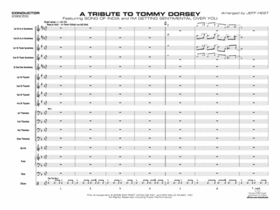 A Tribute to Tommy Dorsey image number null