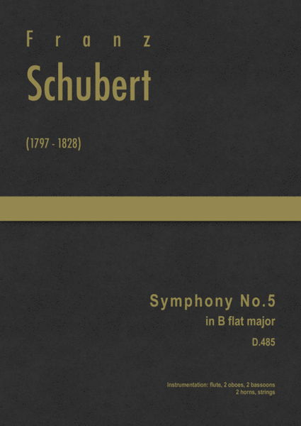 Schubert - Symphony No.5, D.485