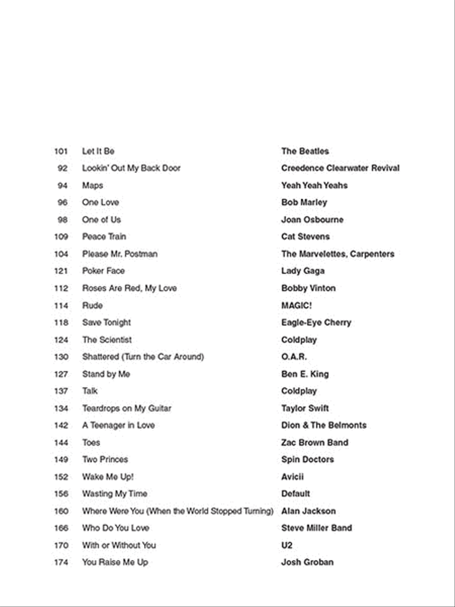 The Ukulele 4 Chord Songbook Ukulele scores gallery preview page 3