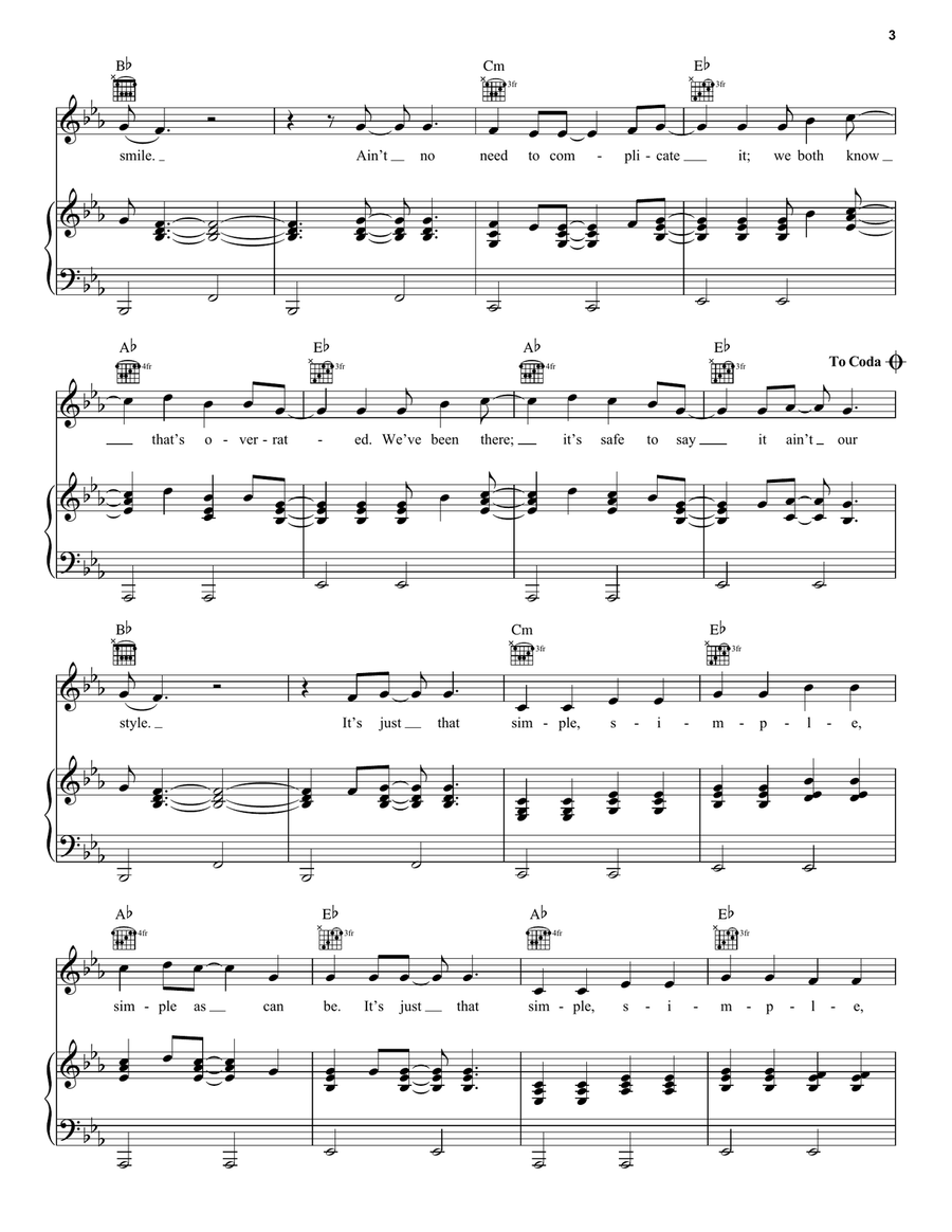 Simple florida store georgia line piano