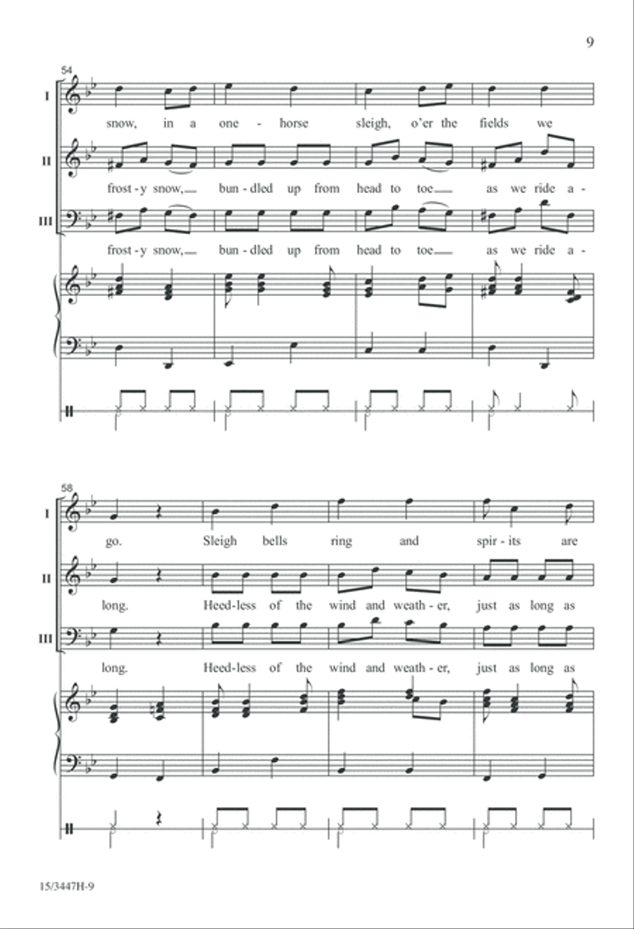 On This Winter Night On This Winter Night 3-Part scores gallery preview page 9