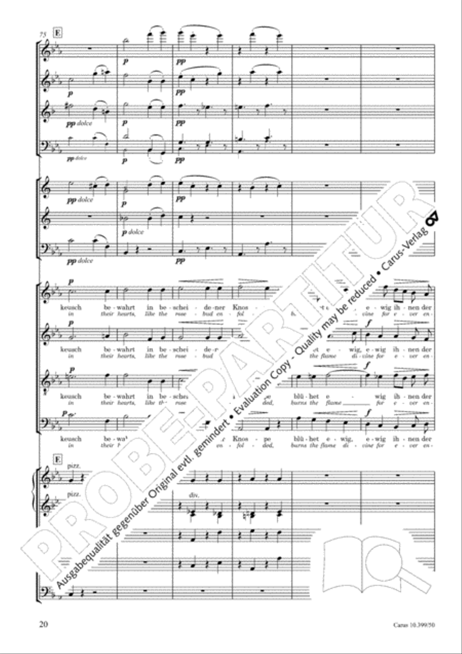 Schicksalslied, Op. 54 Choir scores gallery preview page 21