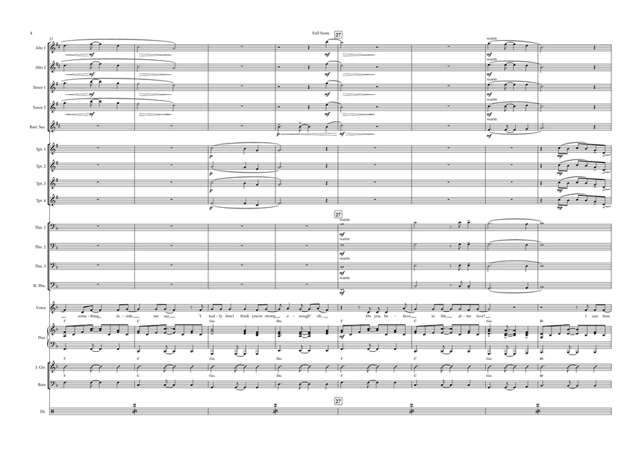 Believe Jazz Ensemble scores gallery preview page 4