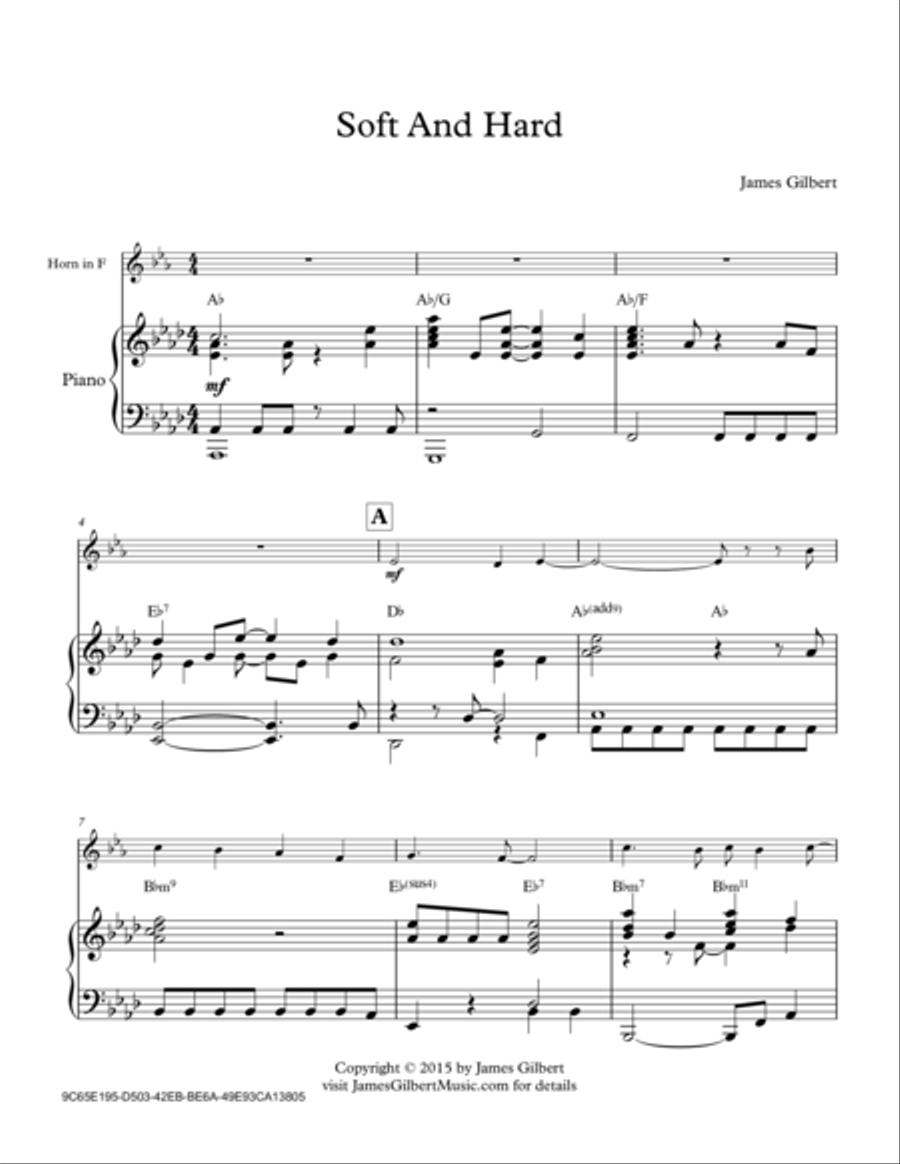 Soft And Hard Soft And Hard Horn scores gallery preview page 1