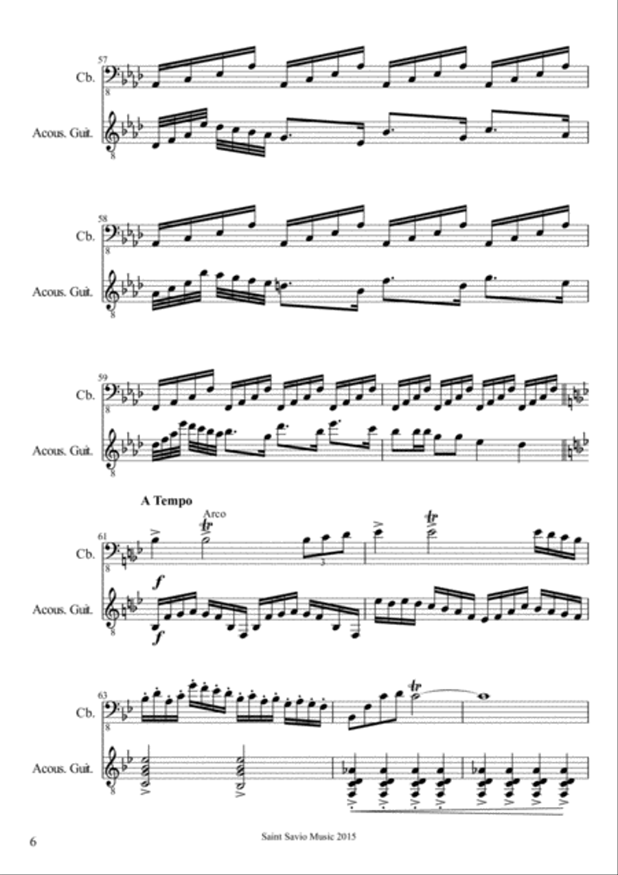 Prayer String Duet scores gallery preview page 6
