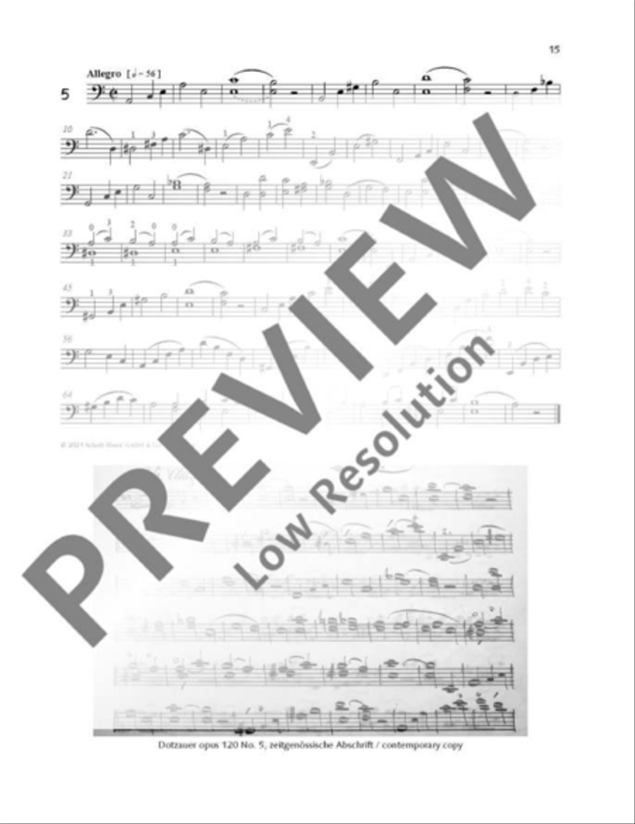 18 Progressive Exercises Cello scores gallery preview page 16