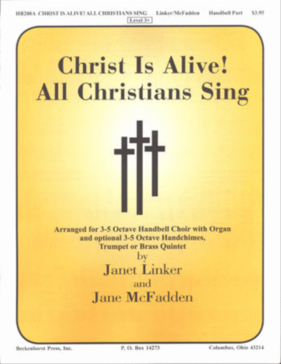 Christ Is Alive! All Christians Sing - handbell part 5-Octaves scores gallery preview page 1