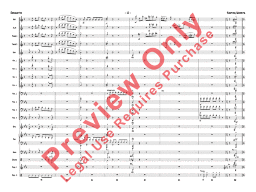 Hunting Wabbits Jazz Ensemble scores gallery preview page 13
