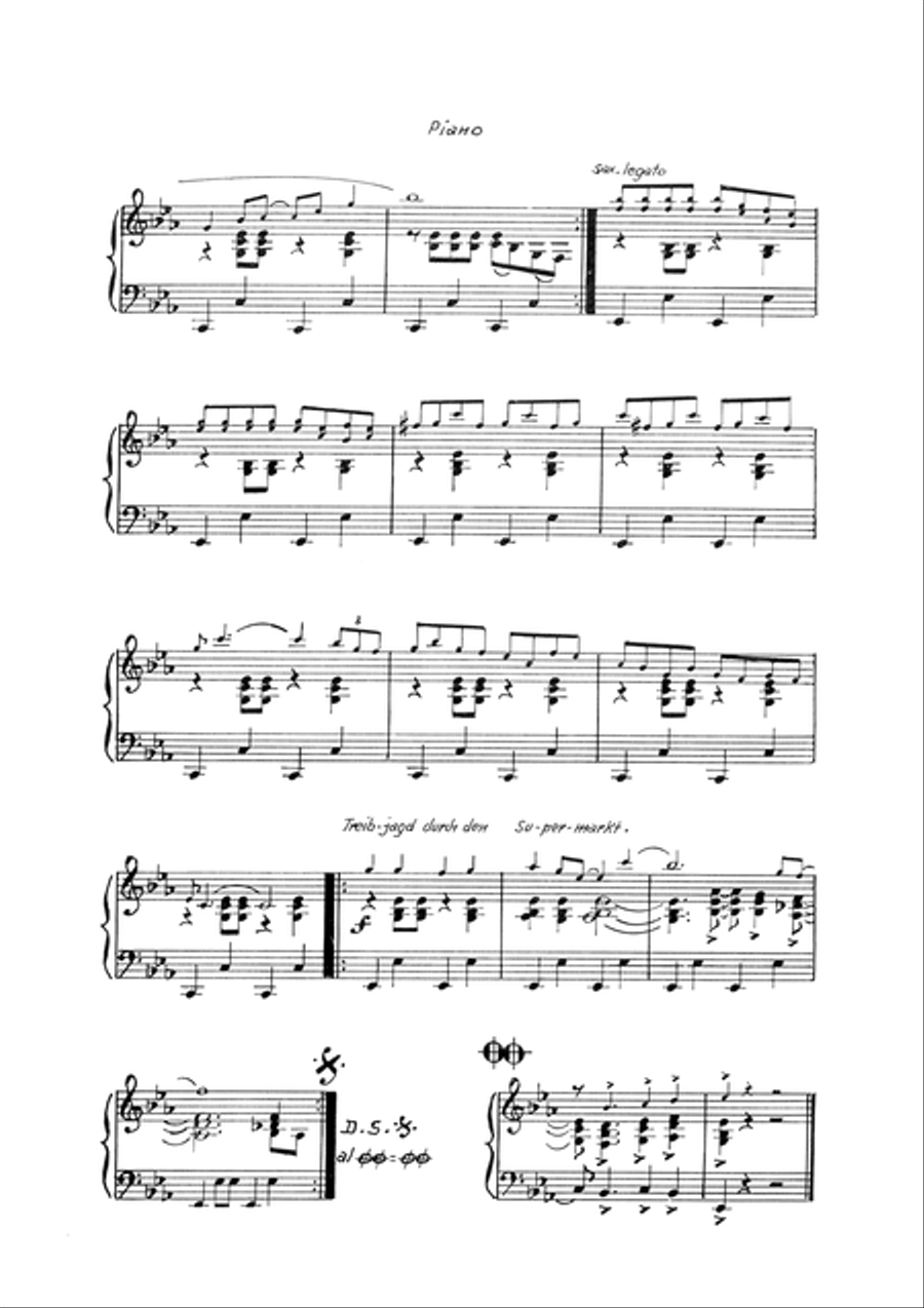 Treibjagd Durch Den Supermarkt Orchestra scores gallery preview page 6
