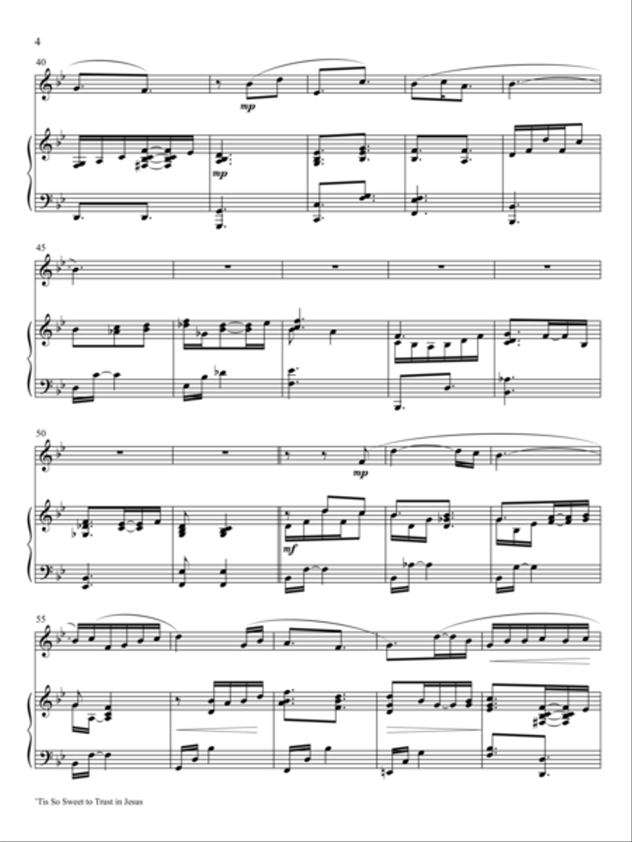 My Lord, What a Morning Flute scores gallery preview page 4