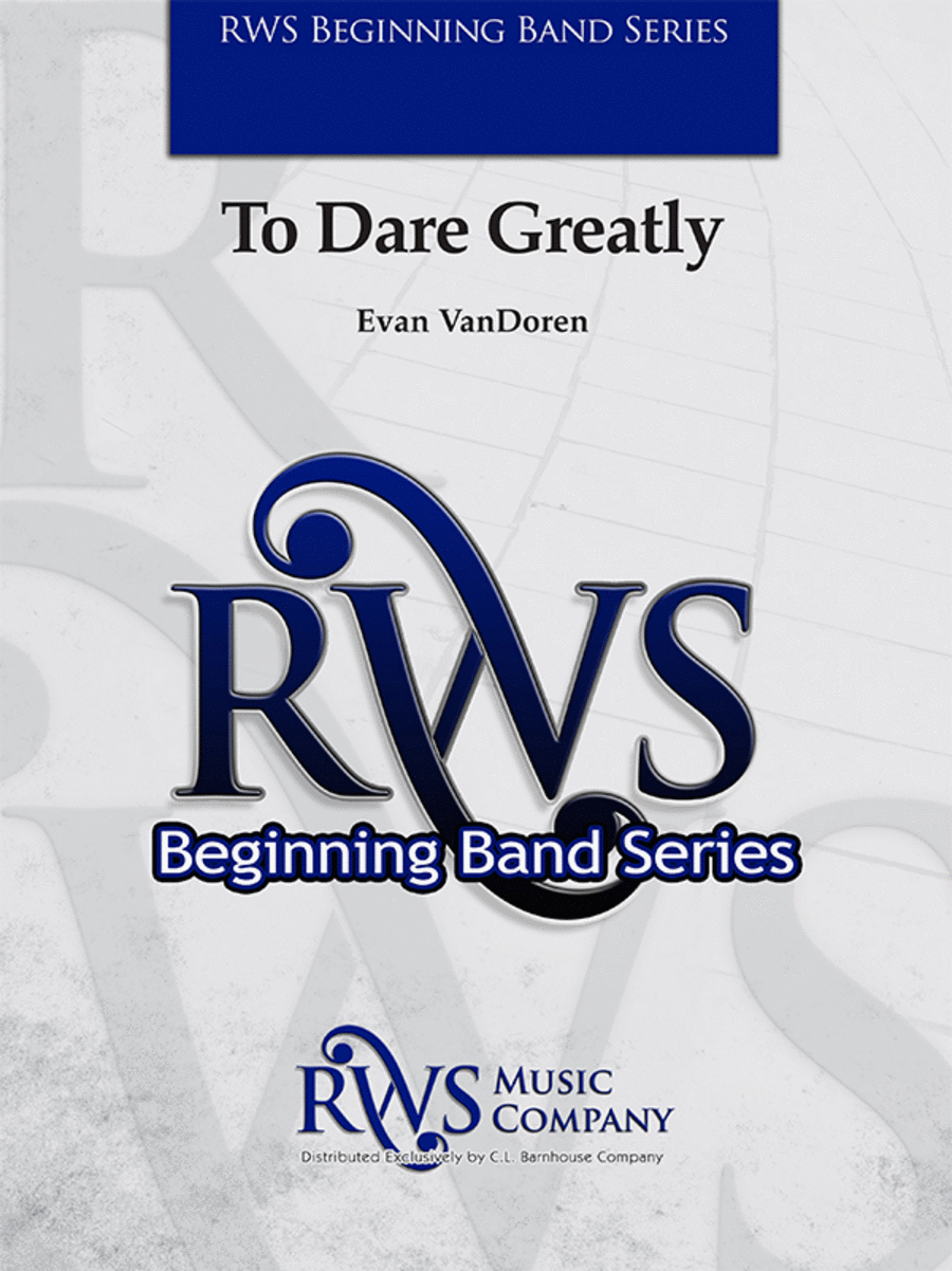 To Dare Greatly Concert Band scores gallery preview page 1