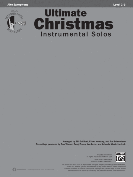 Ultimate Christmas Instrumental Solos image number null