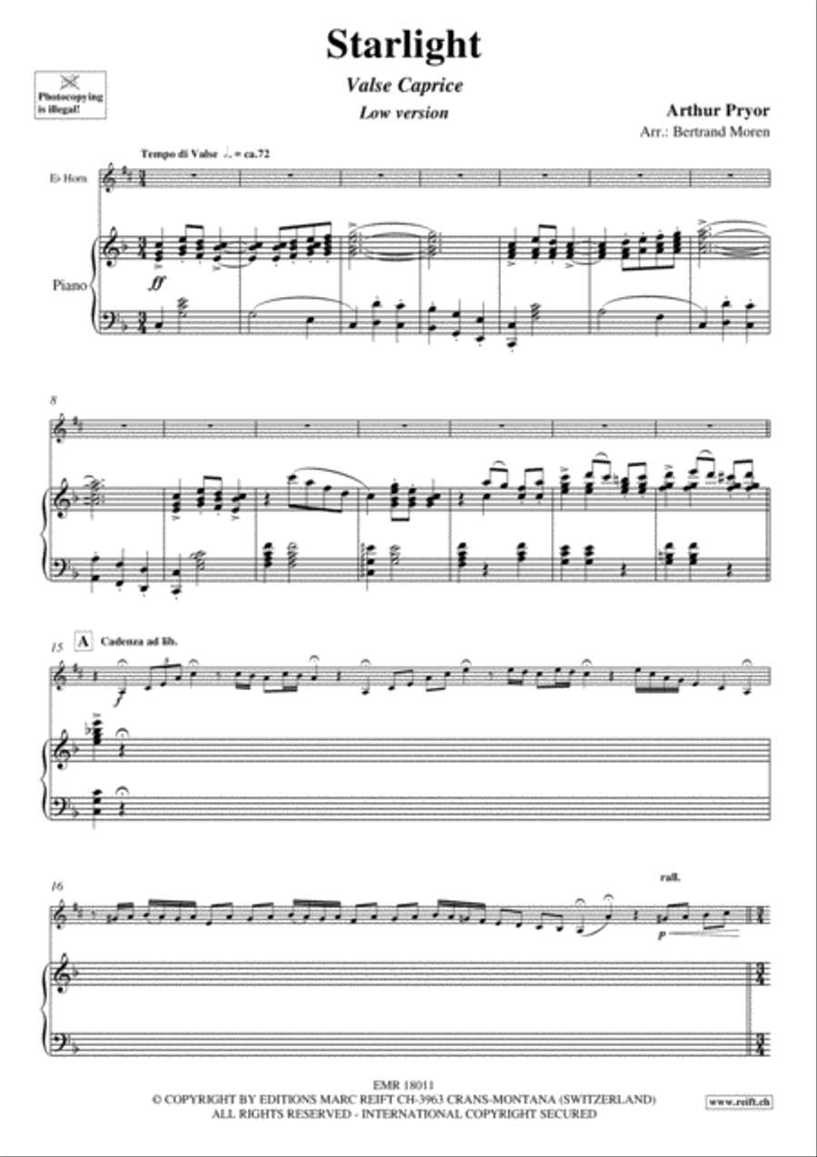 Starlight Starlight Horn scores gallery preview page 3