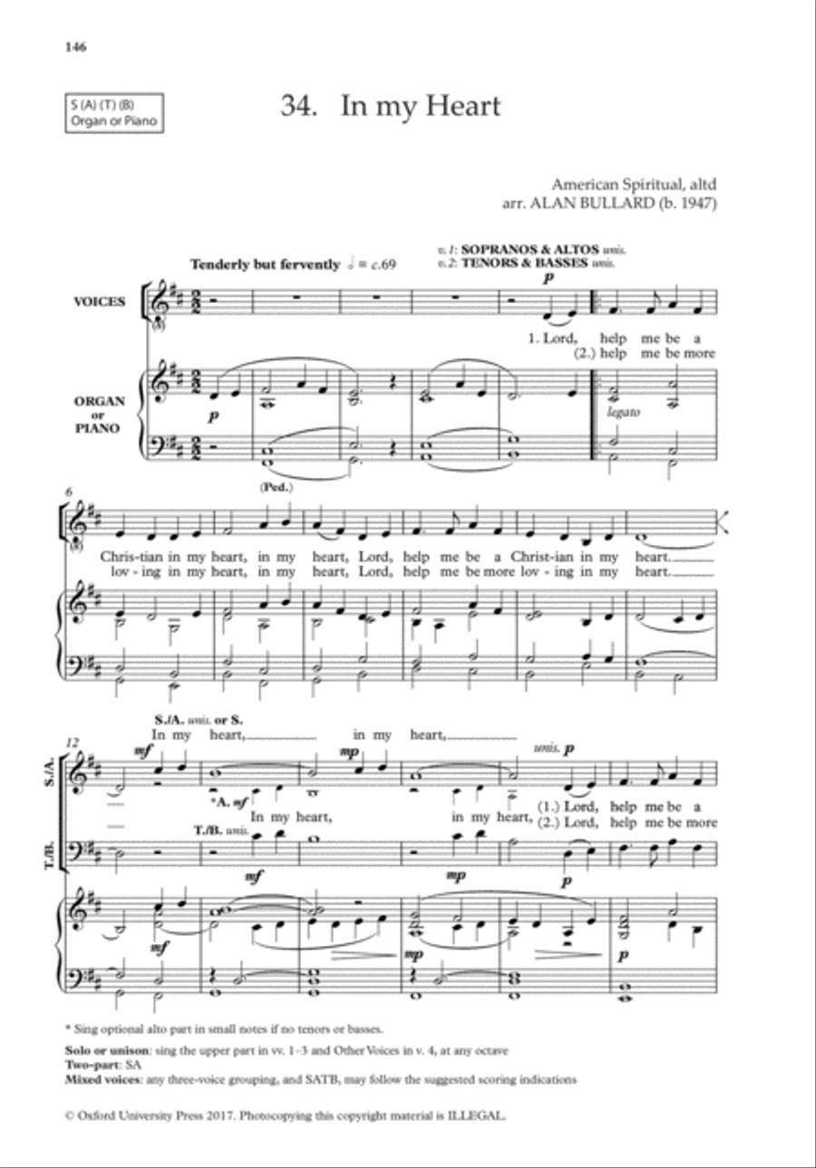 The Oxford Book of Easy Flexible Anthems Choir scores gallery preview page 20