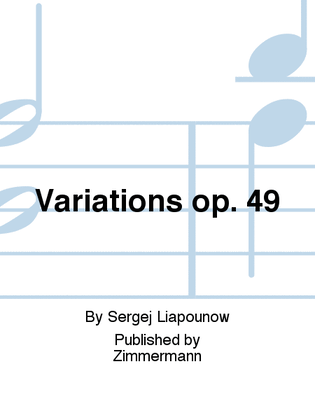 Variations Op. 49