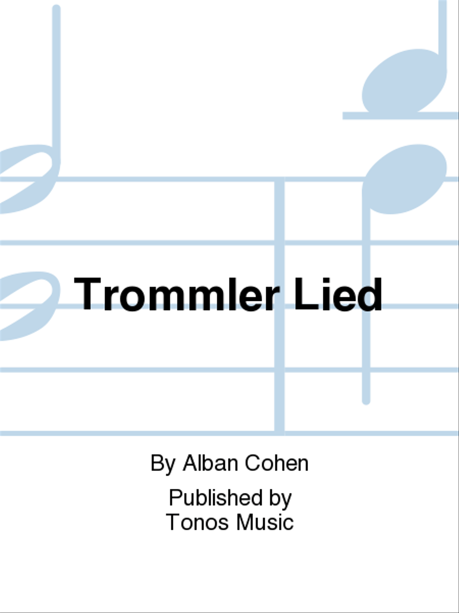 Trommler Lied TTBB scores gallery preview page 1