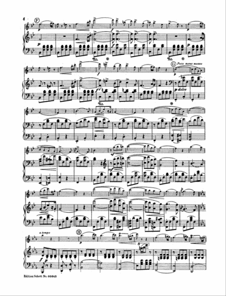 Comedy Overture, Op. 73 Violin Solo scores gallery preview page 3