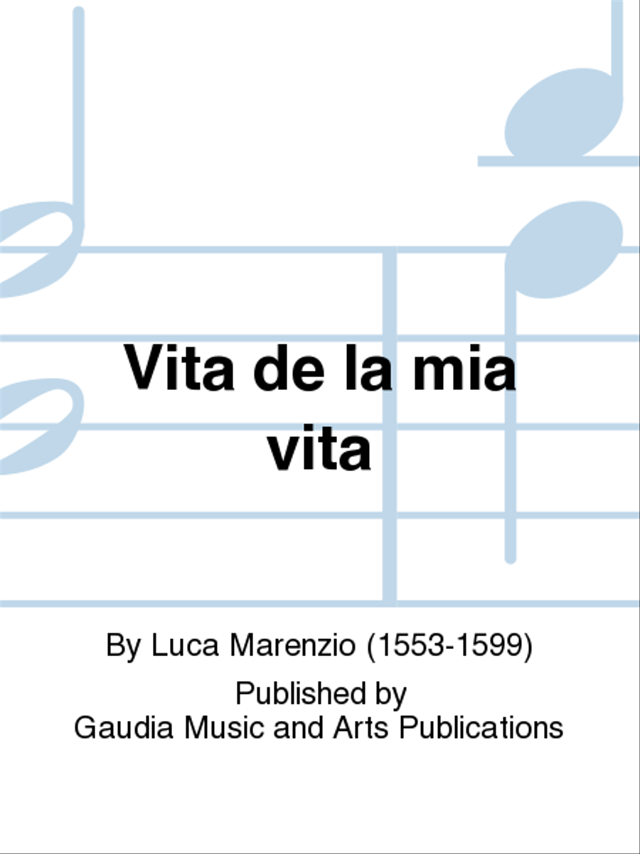 Vita de la mia vita Choir scores gallery preview page 1