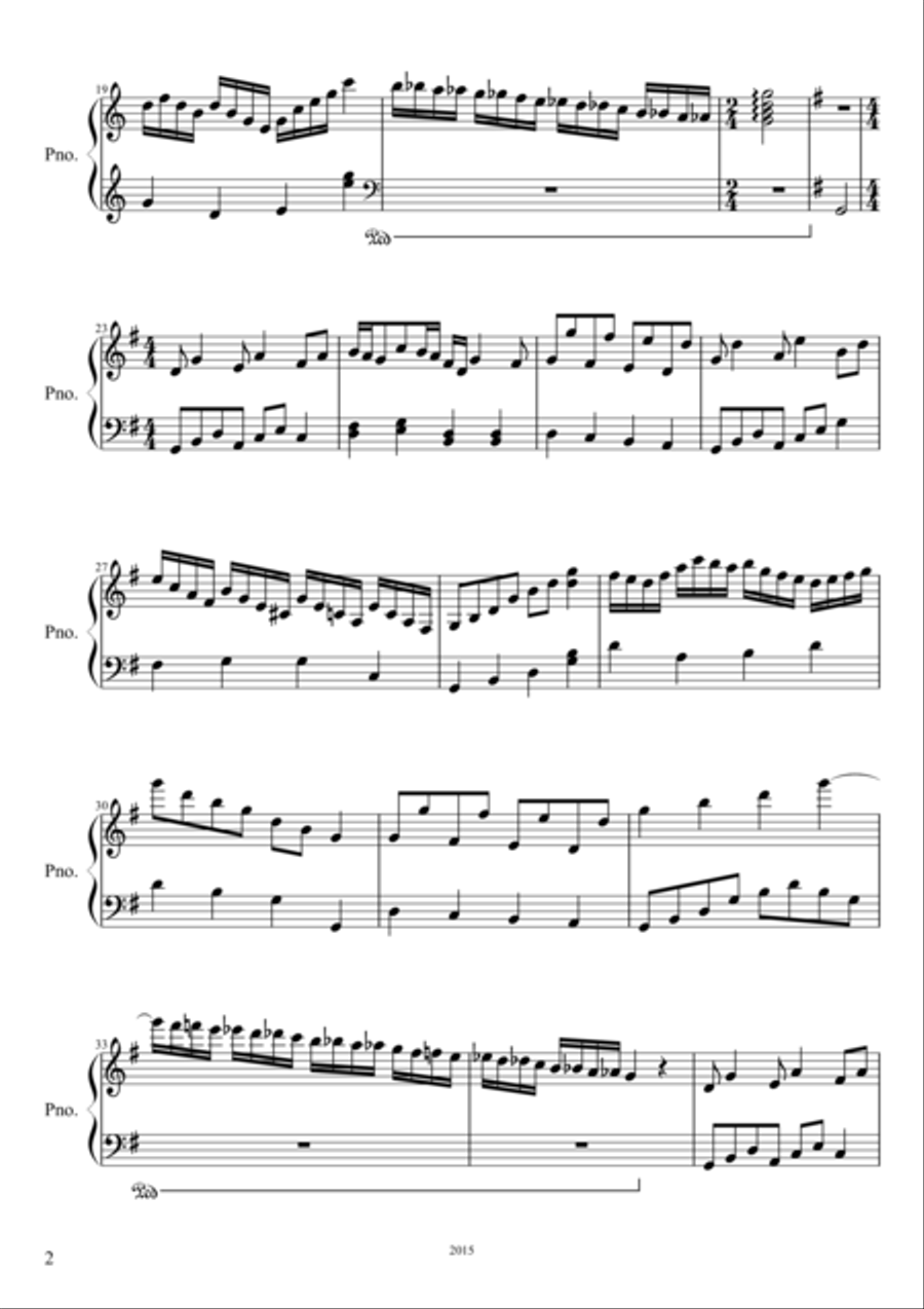The Honey Bee Piano Solo scores gallery preview page 2