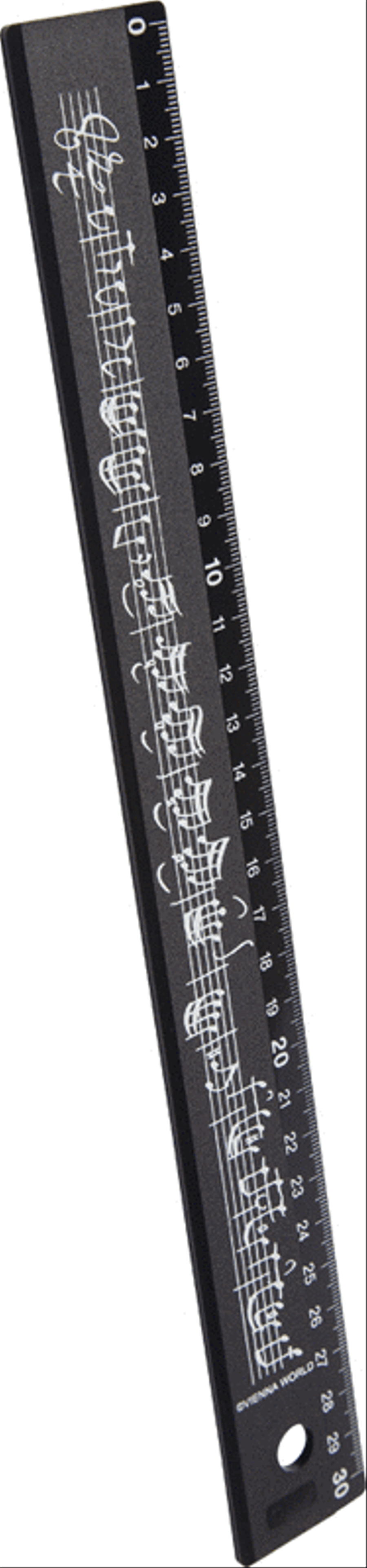Line of notes Ruler 30 cm black School and Community scores gallery preview page 1