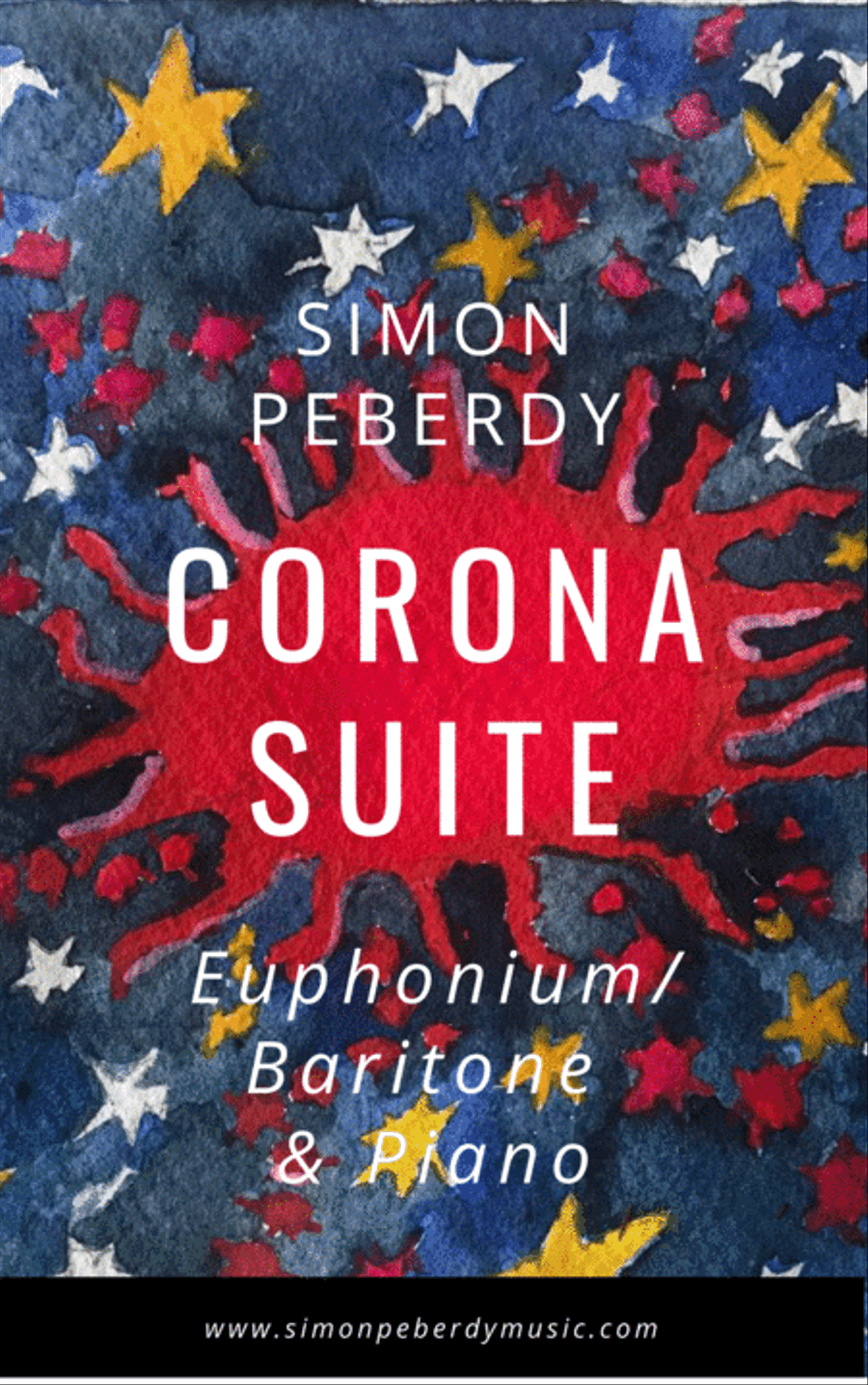 Corona Suite for Euphonium / Baritone and Piano (Simon Peberdy) Baritone Horn scores gallery preview page 1