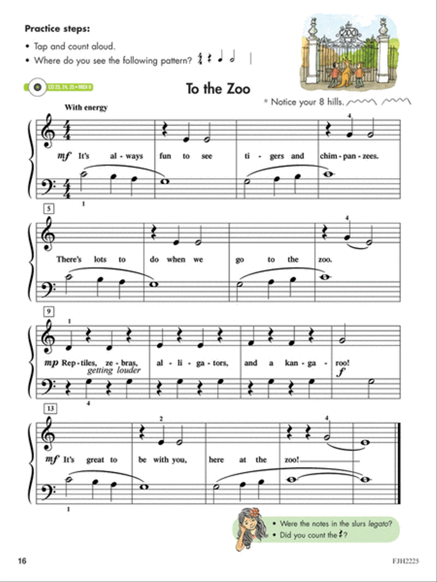The All-in-One Approach to Succeeding at the Piano, Book 1A Piano Method scores gallery preview page 2