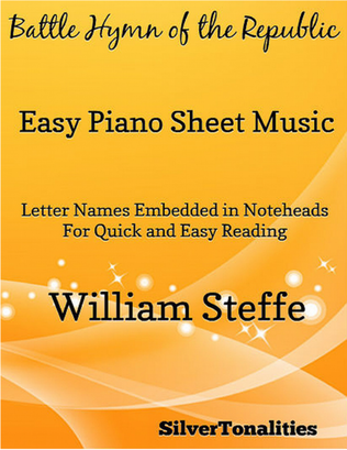 Book cover for Battle Hymn of the Republic Easy Piano Sheet Music