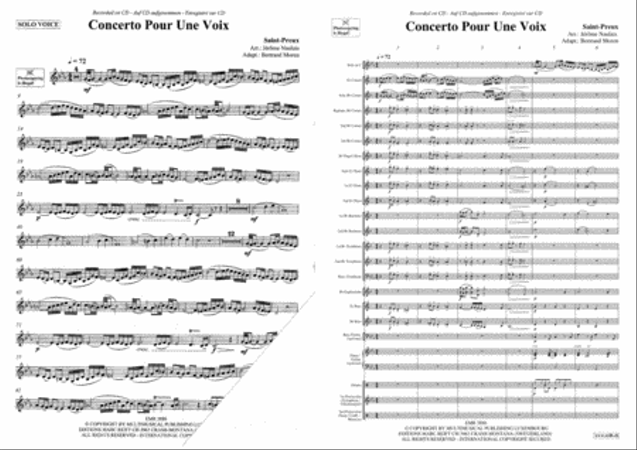 Concerto Pour Une Voix Brass Band scores gallery preview page 3