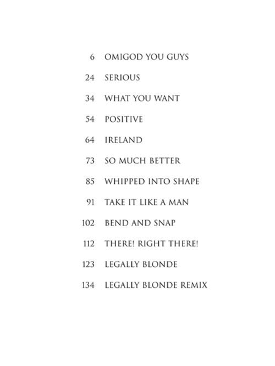 Legally Blonde – The Musical Piano, Vocal scores gallery preview page 4