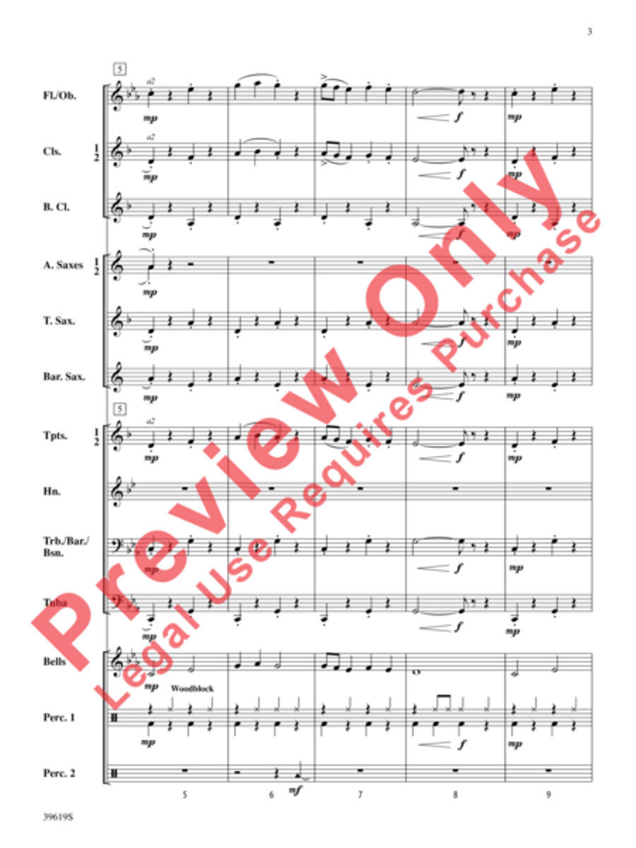 The Noise in the Basement Concert Band scores gallery preview page 4
