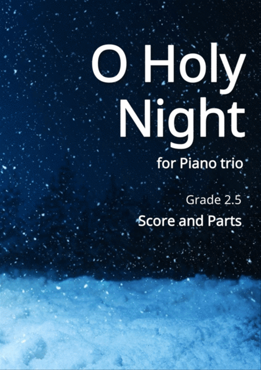 O Holy Night for Piano trio Piano Trio scores gallery preview page 1