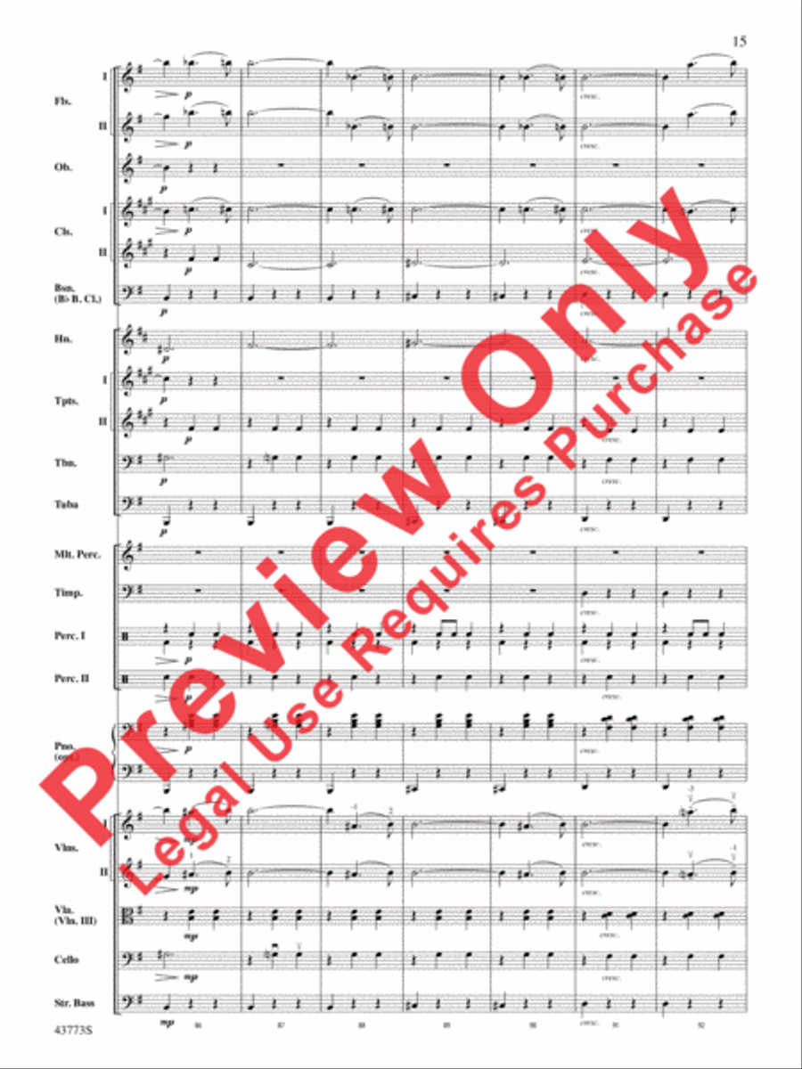 The Beautiful Galatea Full Orchestra scores gallery preview page 16
