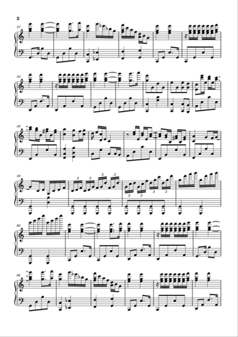 Ballade Pour Adeline Piano Solo scores gallery preview page 2