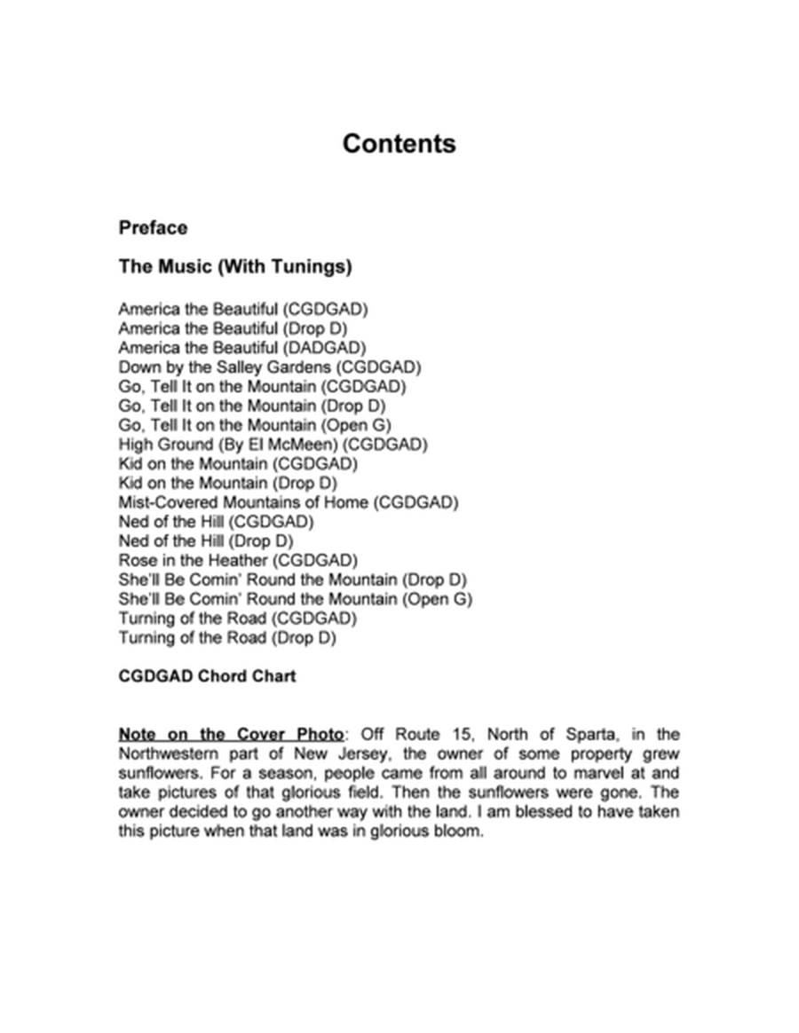 Songs of the Land for Fingerstyle Guitar image number null