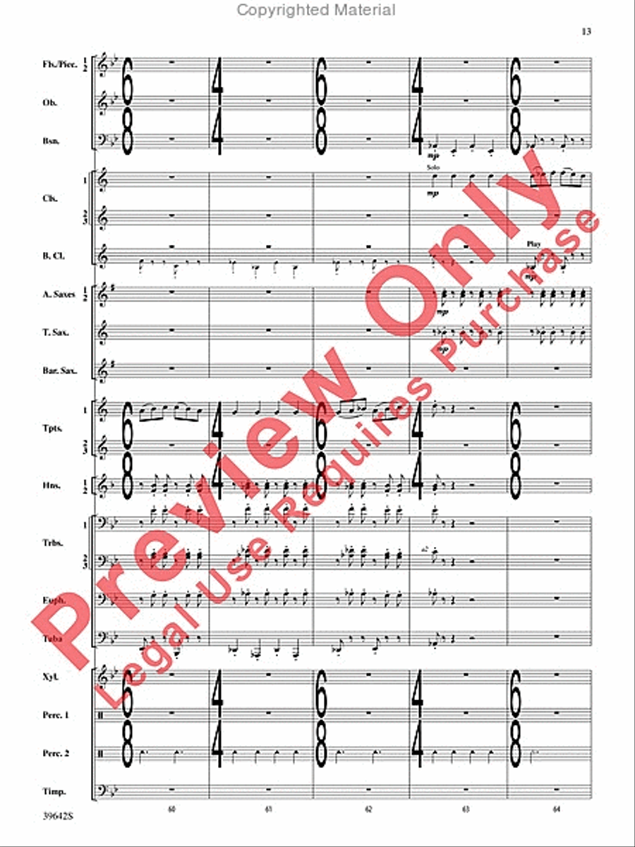 Chroma Concert Band scores gallery preview page 14