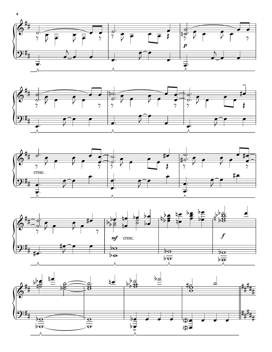 The Fifth Wave-Lullaby Of The Sea Piano Solo scores gallery preview page 4