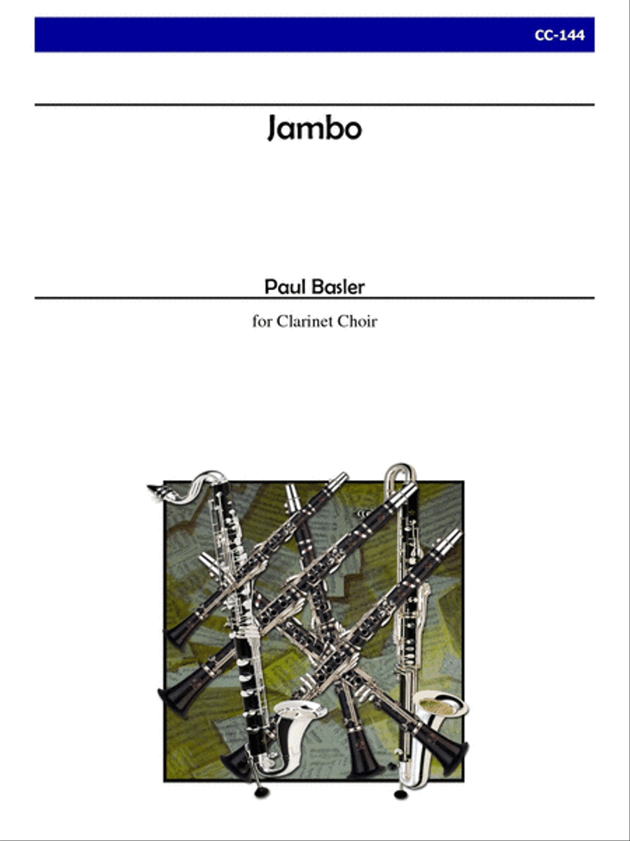 Jambo for Clarinet Choir Clarinet Choir scores gallery preview page 1