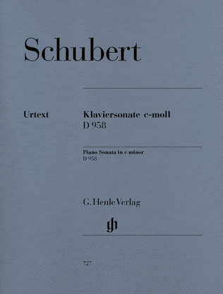 Book cover for Piano Sonata C minor D 958