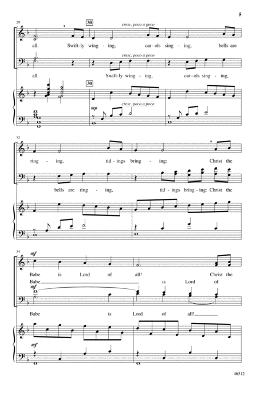 The Light Has Come The Light Has Come 4-Part scores gallery preview page 5