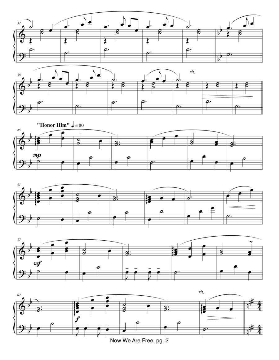 Gladiator Main Theme Part scores gallery preview page 2