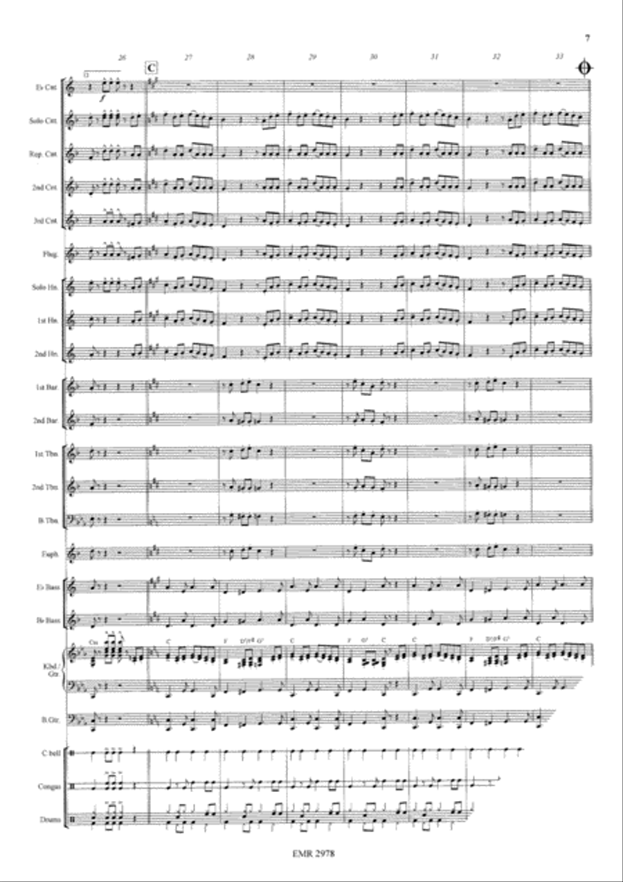 Rondo Alla Cubana Rondo Alla Cubana Brass Band scores gallery preview page 8
