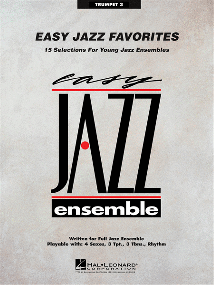 Easy Jazz Favorites – Trumpet 3 Jazz Ensemble scores gallery preview page 1