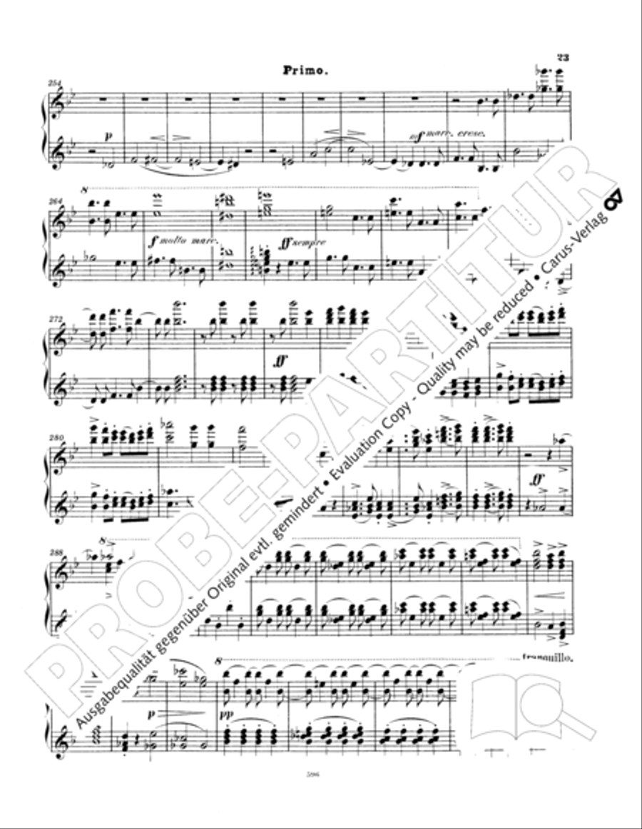 Ein Deutsches Requiem (German Requiem) Piano Duet scores gallery preview page 32