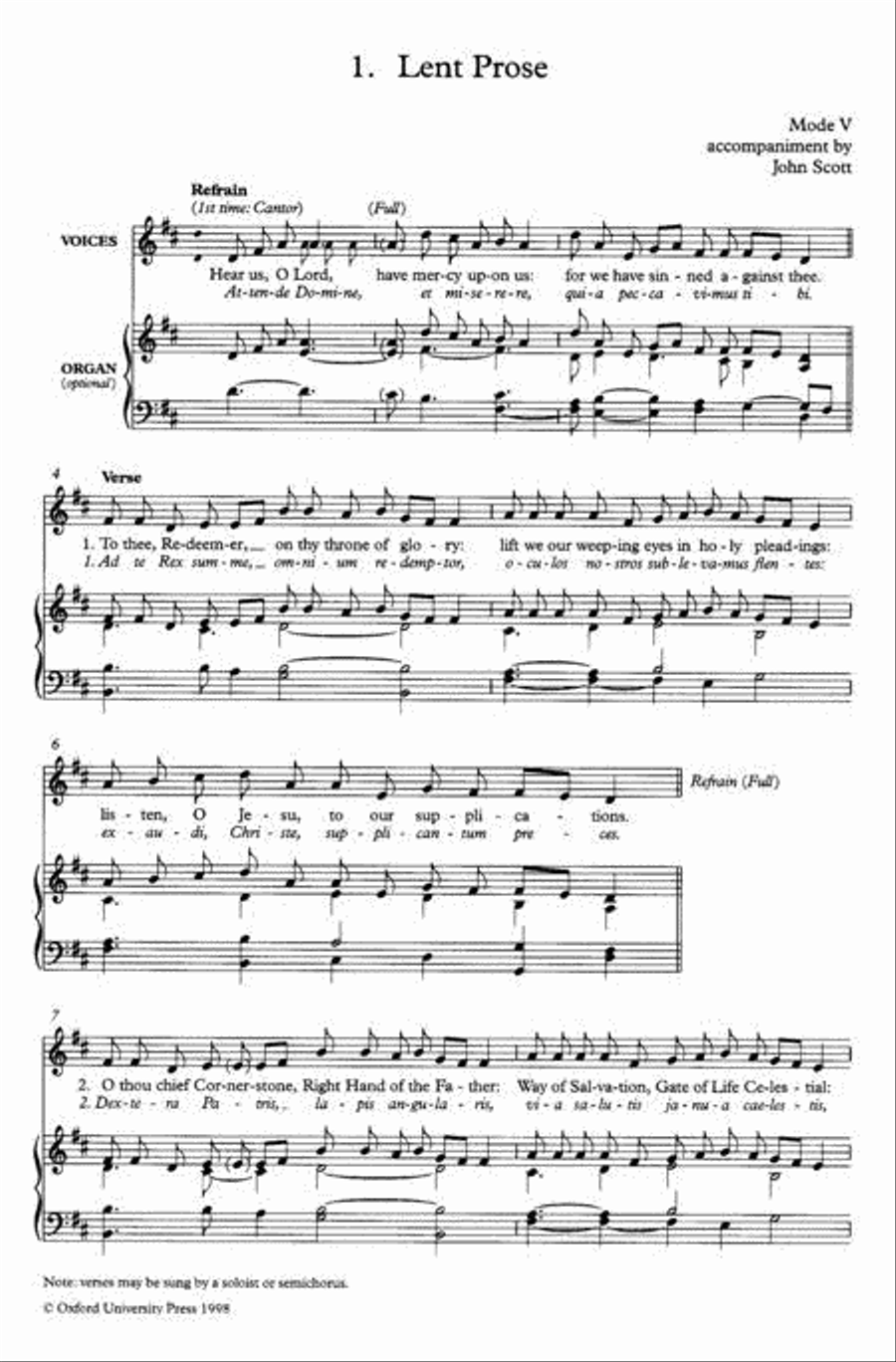 Ash Wednesday to Easter for Choirs 4-Part scores gallery preview page 4