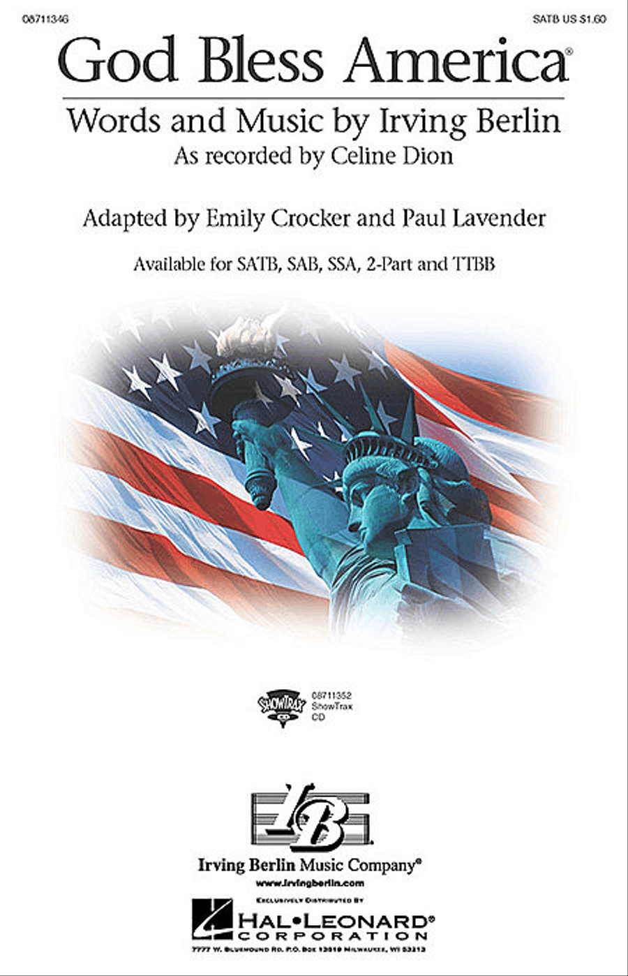 God Bless America SSA scores gallery preview page 1